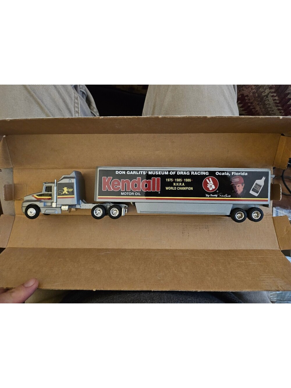 1991 Ertl NHRA "KENDALL" DON GARLITS Museum Super Hauler Rig 1/64 Diecast w/box